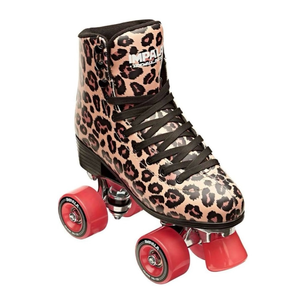 Impala Women's Leopard Print Roller Skates 5
